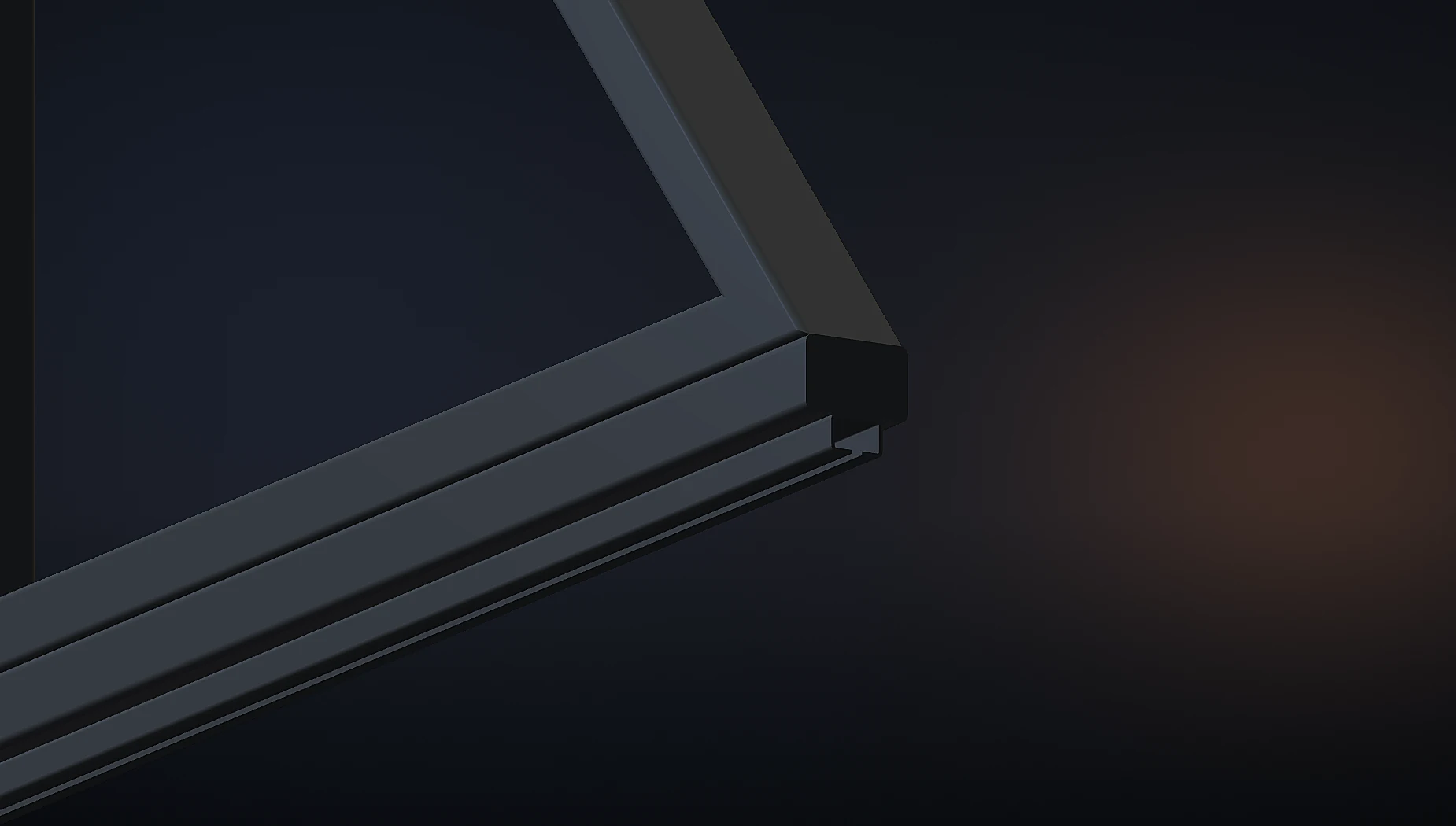 WELDGOD G-01 SENTINEL lower C-channel guide rail detail