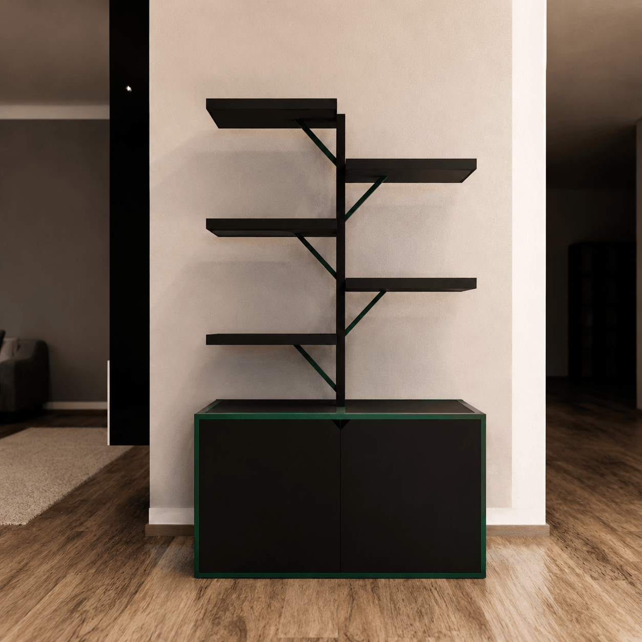 WG-L01 Atlas Storage Cabinet front view render